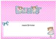 Girlz Birthday Daughter Large Dl Matching Large Dl Insert