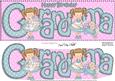 Girlz Birthday Grandma Large Dl Quick Card 3D Decoupage