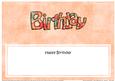 Birthday Large Dl Matching Insert