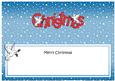 Xmas Merry Christmas Matching Large Dl Insert