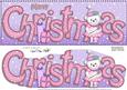 Large Dl Merry Christmas Quick Card 3D Decoupage