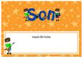 Boyz Birthday Son Large Dl Matching Large Dl Insert