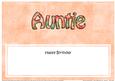 Birthday Auntie Matching Large Dl Insert