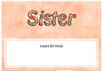 Birthday Sister Matching Large Dl Insert