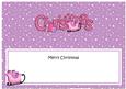 Xmas Merry Christmas Matching Large Dl Insert