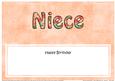 Birthday Niece Matching Large Dl Insert