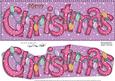 Large Dl Merry Christmas Quick Card 3D Decoupage