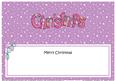 Xmas Merry Christmas Matching Large Dl Insert
