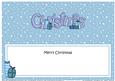 Xmas Merry Christmas Matching Large Dl Insert