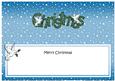 Xmas Merry Christmas Matching Large Dl Insert