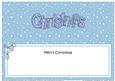 Xmas Merry Christmas Matching Large Dl Insert