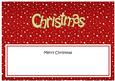 Xmas Merry Christmas Matching Large Dl Insert