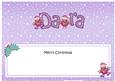 Xmas Dara Matching Large Dl Insert