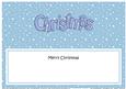 Xmas Merry Christmas Matching Large Dl Insert