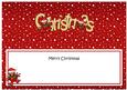 Xmas Merry Christmas Matching Large Dl Insert