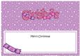 Xmas Merry Christmas Matching Large Dl Insert