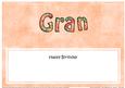 Birthday Gran Matching Large Dl Insert
