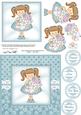Girlz Liz's Flowers Quick Card with 3D Decoupage