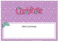 Xmas Merry Christmas Matching Large Dl Insert