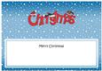 Xmas Merry Christmas Matching Large Dl Insert