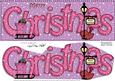 Large Dl Merry Christmas Quick Card 3D Decoupage