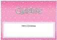 Xmas Merry Christmas Matching Large Dl Insert