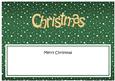 Xmas Merry Christmas Matching Large Dl Insert