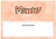 Birthday Mammy Matching Large Dl Insert