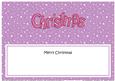 Xmas Merry Christmas Matching Large Dl Insert