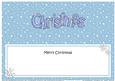 Xmas Merry Christmas Matching Large Dl Insert
