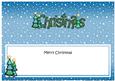 Xmas Merry Christmas Matching Large Dl Insert