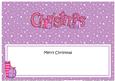 Xmas Merry Christmas Matching Large Dl Insert
