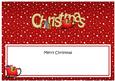 Xmas Merry Christmas Matching Large Dl Insert