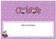 Xmas Merry Christmas Matching Large Dl Insert
