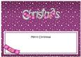 Xmas Merry Christmas Matching Large Dl Insert