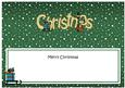 Xmas Merry Christmas Matching Large Dl Insert