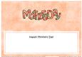 Mothers Day Large Dl Matching Insert