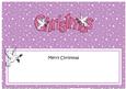 Xmas Merry Christmas Matching Large Dl Insert