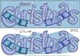 Large Dl Merry Christmas Quick Card 3D Decoupage