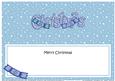 Xmas Merry Christmas Matching Large Dl Insert