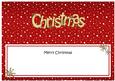 Xmas Merry Christmas Matching Large Dl Insert
