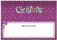 Xmas Merry Christmas Matching Large Dl Insert