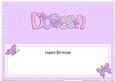 Birthday Doreen Matching Large Dl Insert