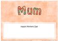 Mothers Day Mum Matching Large Dl Insert