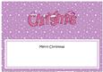 Xmas Merry Christmas Matching Large Dl Insert