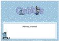 Xmas Merry Christmas Matching Large Dl Insert