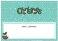 Xmas Merry Christmas Matching Large Dl Insert