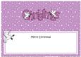 Xmas Merry Christmas Matching Large Dl Insert
