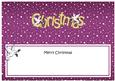 Xmas Merry Christmas Matching Large Dl Insert