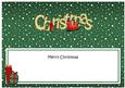 Xmas Merry Christmas Matching Large Dl Insert